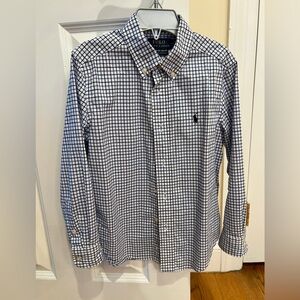 Ralph Lauren Boys Checked Button Down